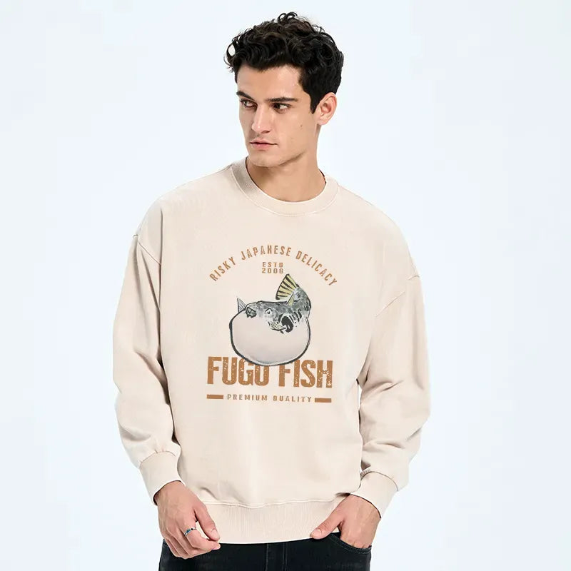 Japanese woodblock print sweatshirt free shipping