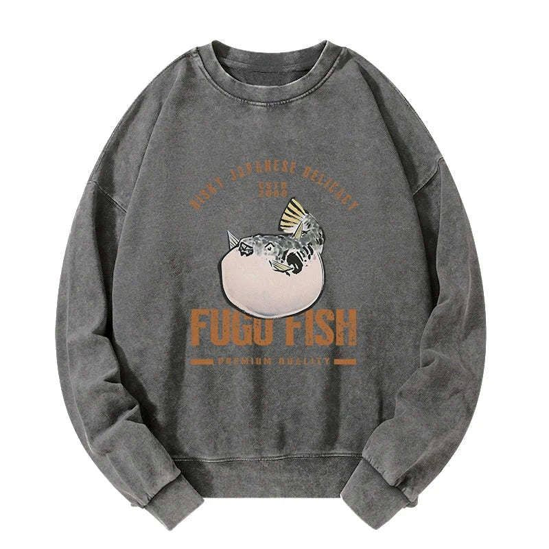 Japanese woodblock print sweatshirt free shipping