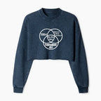 Soft Comfortable Crop Sweatshirt Casual Daily Wear