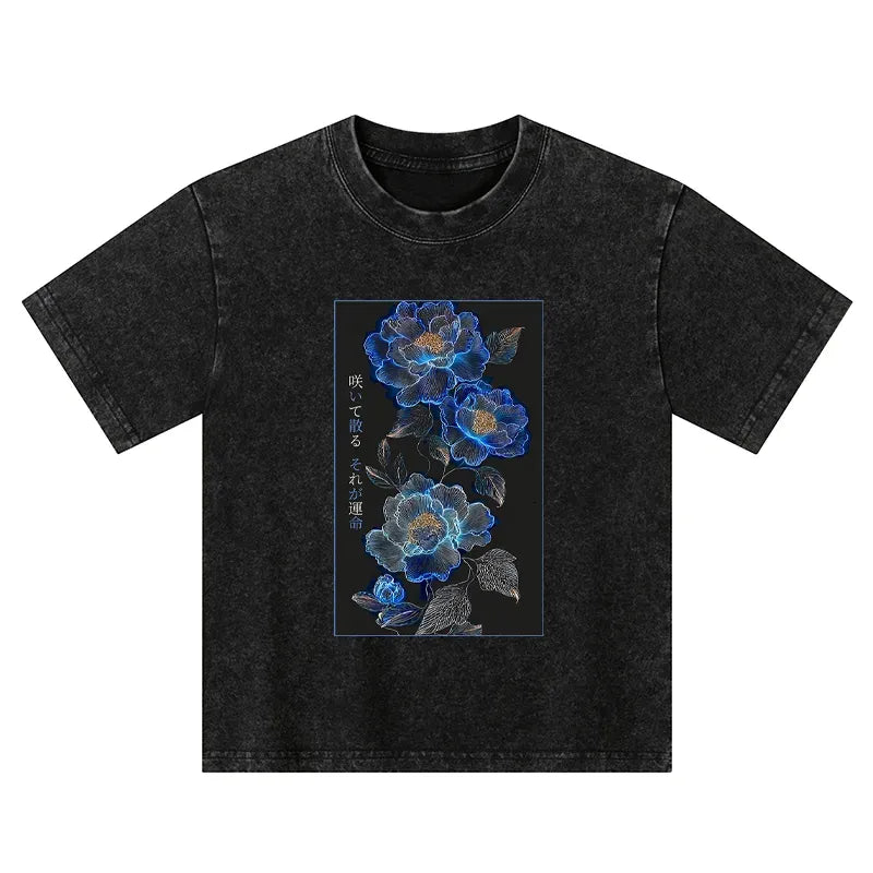 japanese vintage kids washed t-shirt