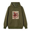 Japanese octopus hoodie for daily wear