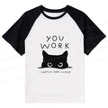 cute cat spy t-shirt summer outfit