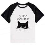cute cat spy t-shirt summer outfit