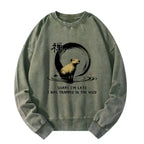 Japanese Zen Capybara Sweatshirt Free Shipping