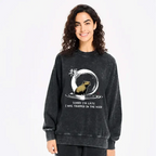Kyoto-Lion Zen Capybara Was Trapped In The Void Washed Sweatshirt