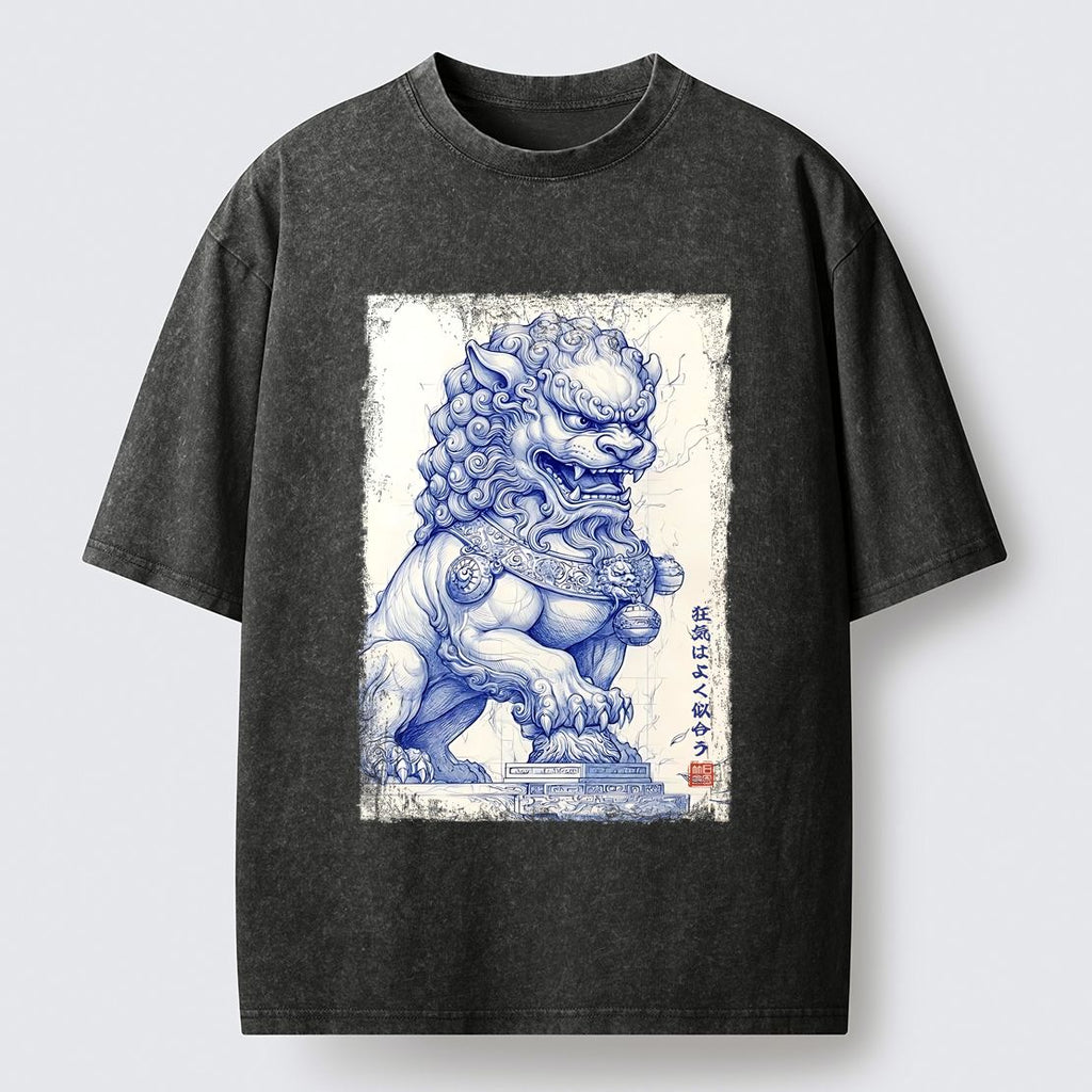 mysterious japanese culture tee for daily wear