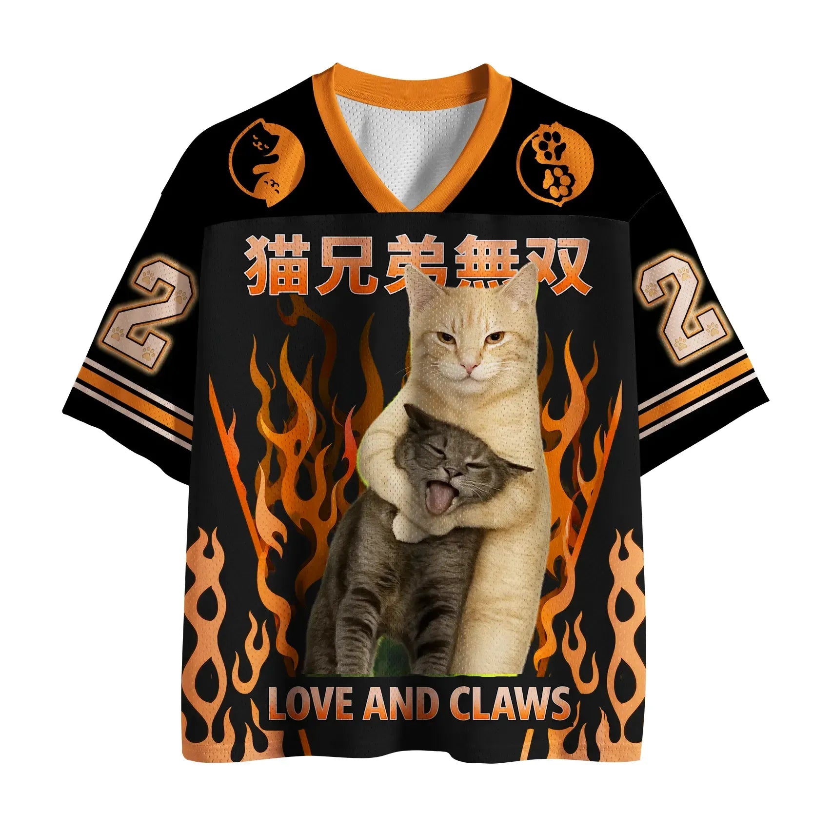 Kyoto Cat Mesh Jersey for Gift for Him