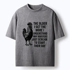 Washed Japanese Rooster T-Shirt Best Seller