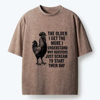Washed Japanese Rooster T-Shirt Best Seller