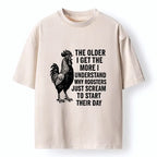 Vintage Kyoto Lion Cotton T-Shirt Free Shipping