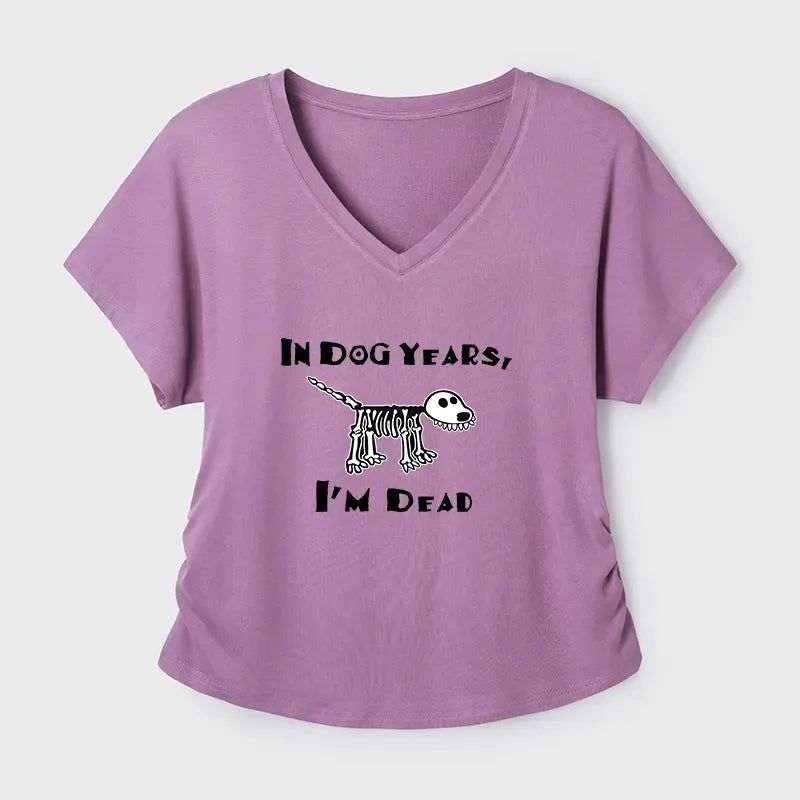 Dead In Dog Years Humor Gift Idea