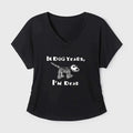 Kyoto-Lion Funny Meme Old Dog Dead In Dog Years Vibe Modal Dolman Sleeve T-Shirt