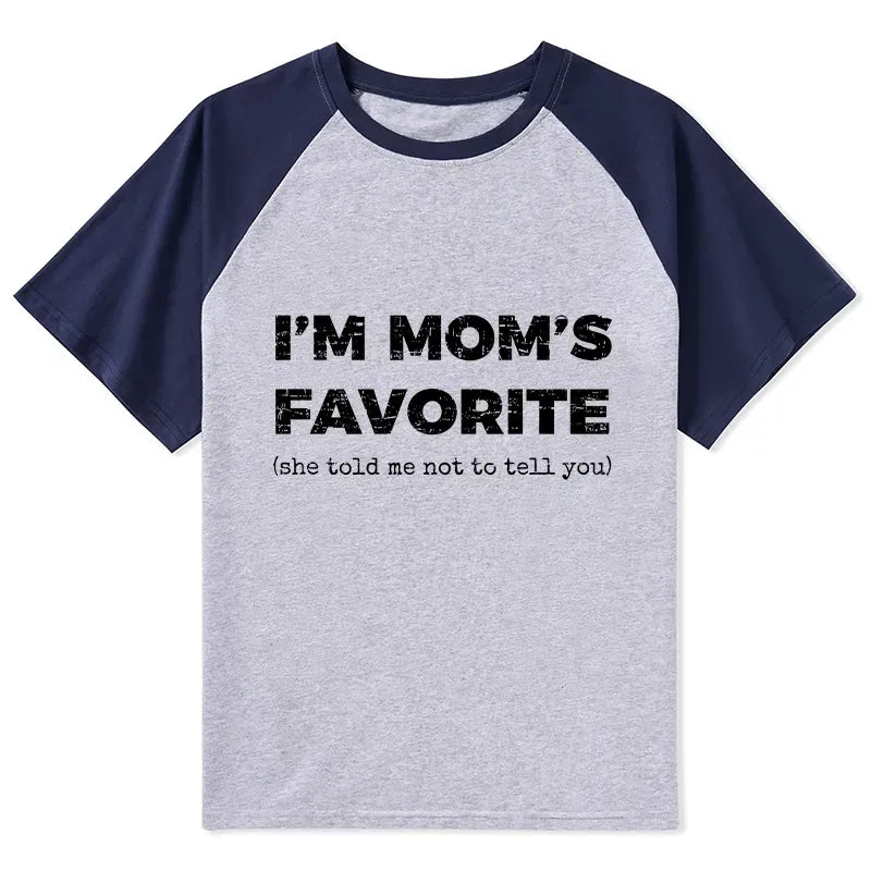 Kyoto-Lion Mother's Day Jokes Raglan T-shirt