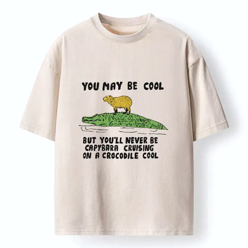 Trendy Kyoto-Lion Capybara T-Shirt for Streetwear