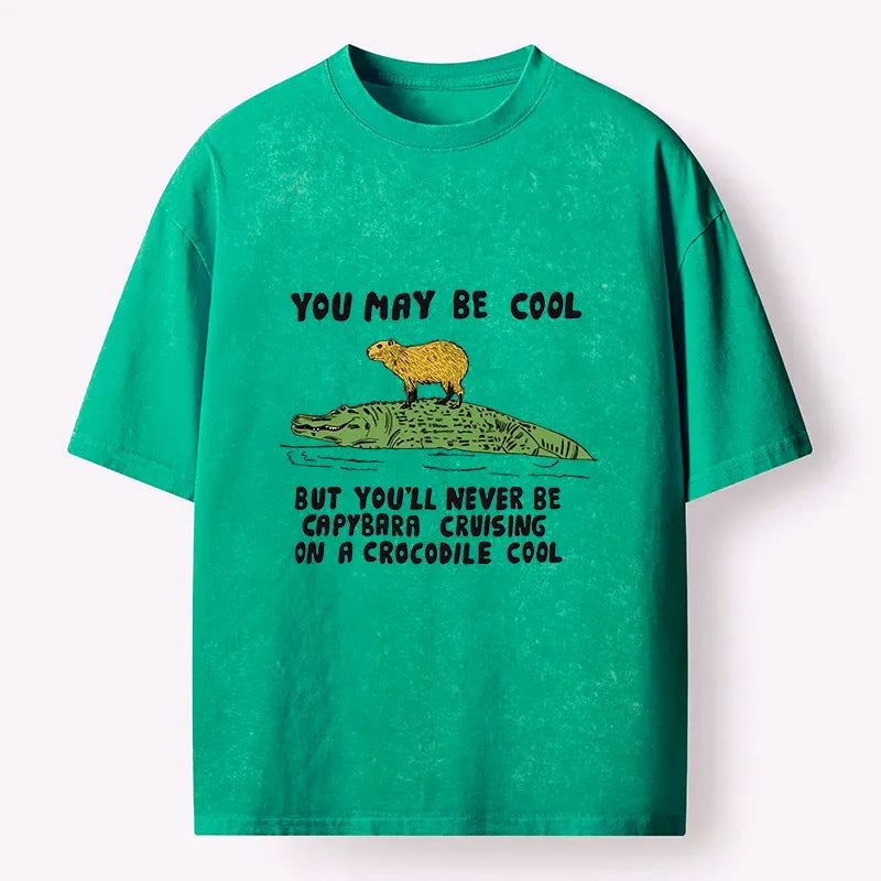 Trendy Kyoto-Lion Capybara T-Shirt for Streetwear