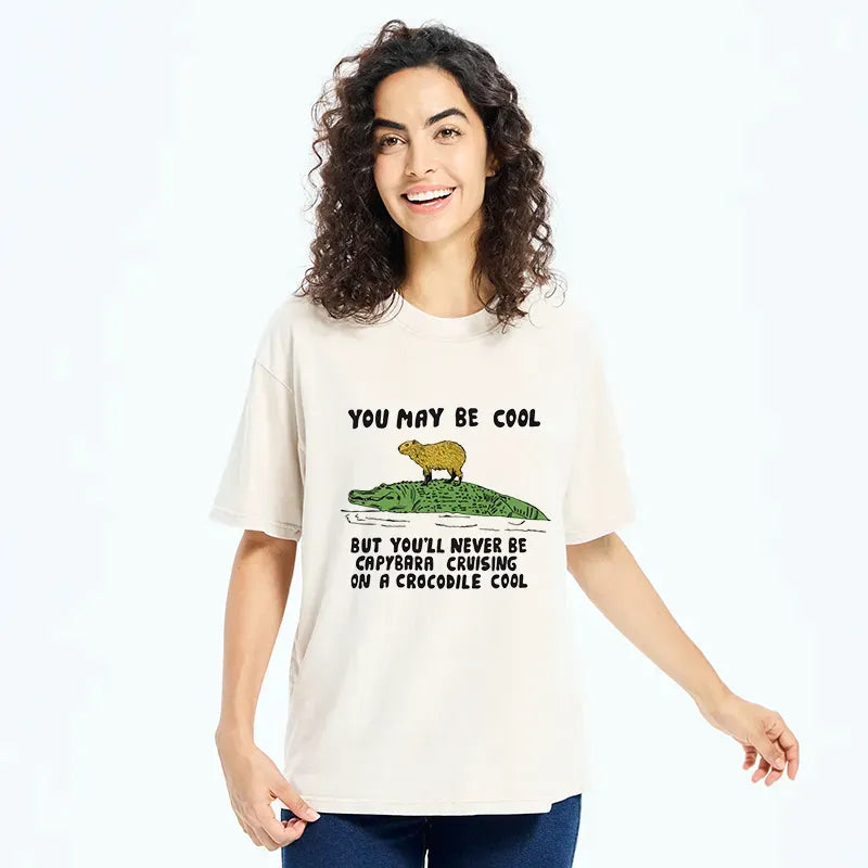 Cool Capybara Tee for Summer Beach
