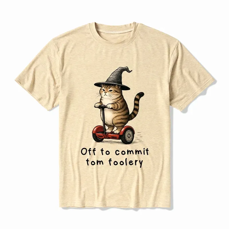 Kyoto-Lion Orange Cat Segway T-Shirt