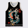 Unisex Koi Yin-Yang Tank Top for Summer