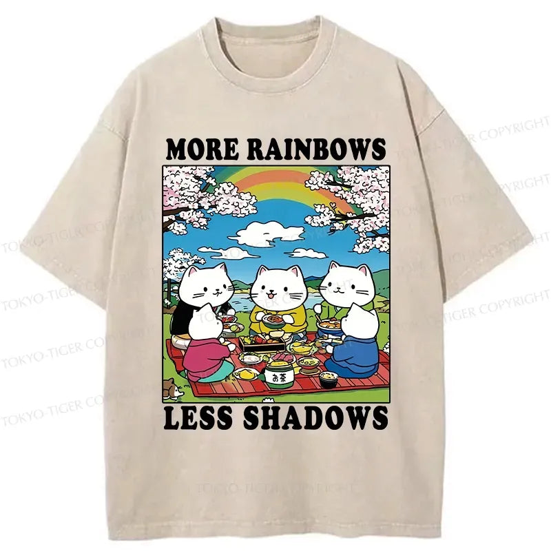 Japanese funny washed t-shirt on sale