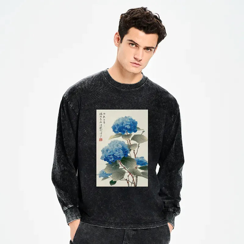 japanese ukiyoe long sleeve tshirt gift for him