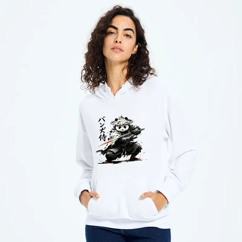Kyoto-Lion Panda Samurai Warrior Classic Hoodie