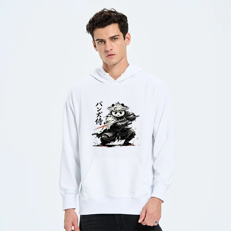 Kyoto-Lion Panda Samurai Warrior Classic Hoodie