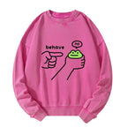 Kyoto-Lion Dishonest Frog Washed Sweatshirt