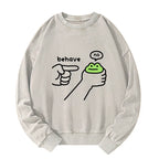 Kyoto-Lion Dishonest Frog Washed Sweatshirt