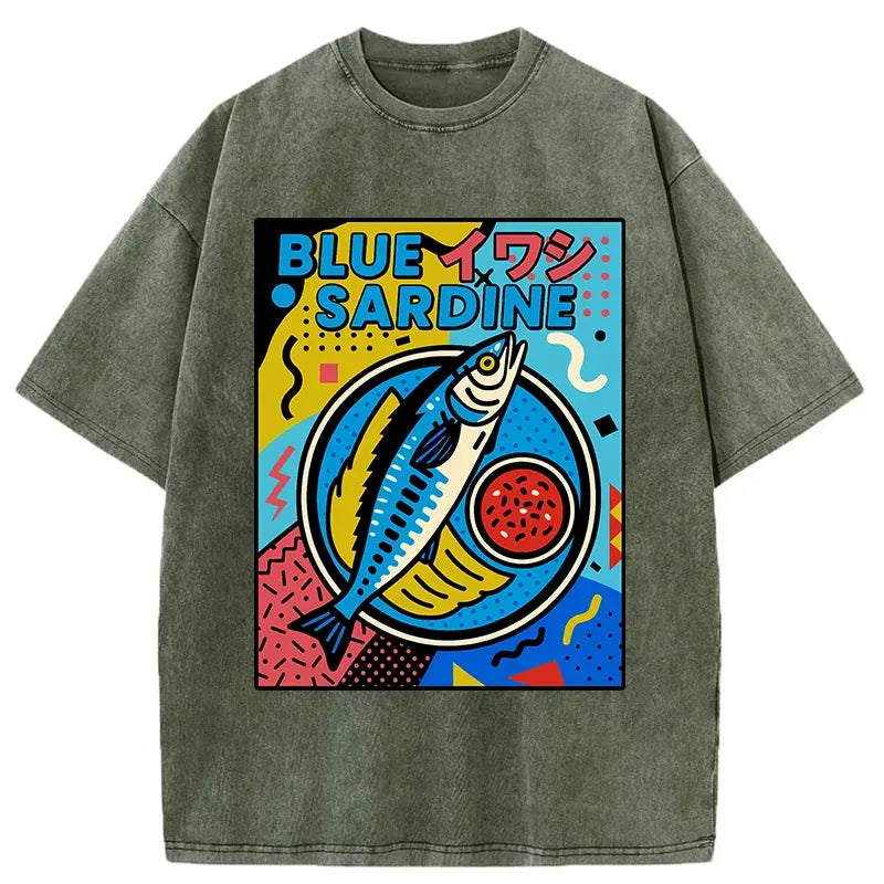 kyoto lion memphis style t-shirt for streetwear