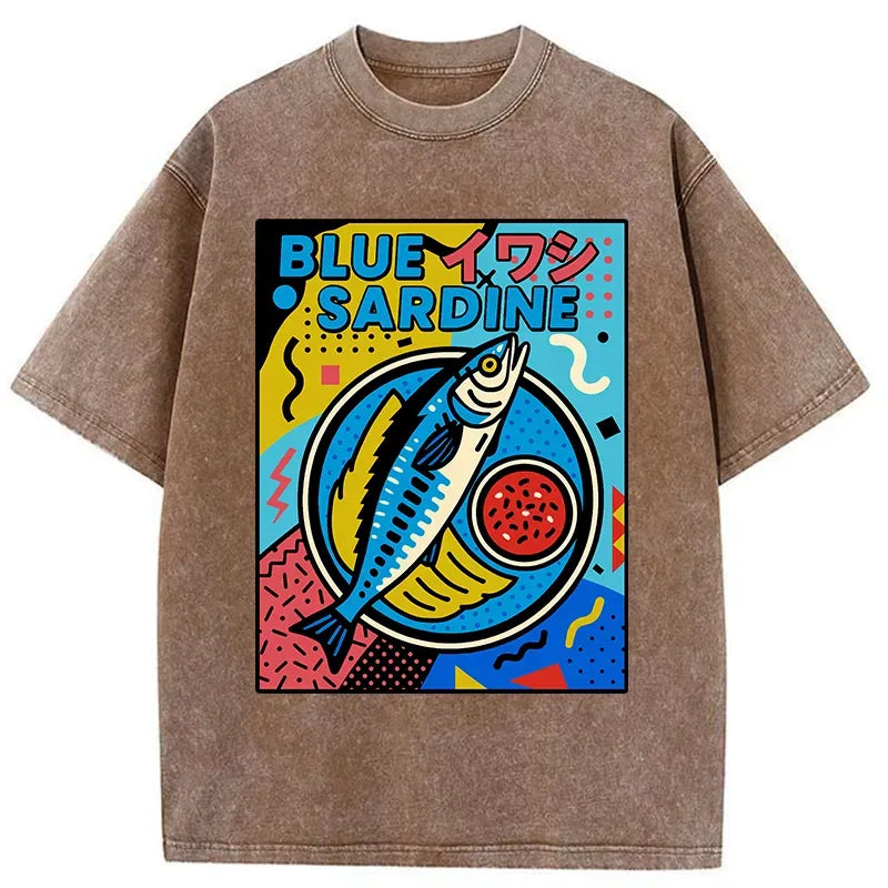 kyoto lion memphis style t-shirt for streetwear