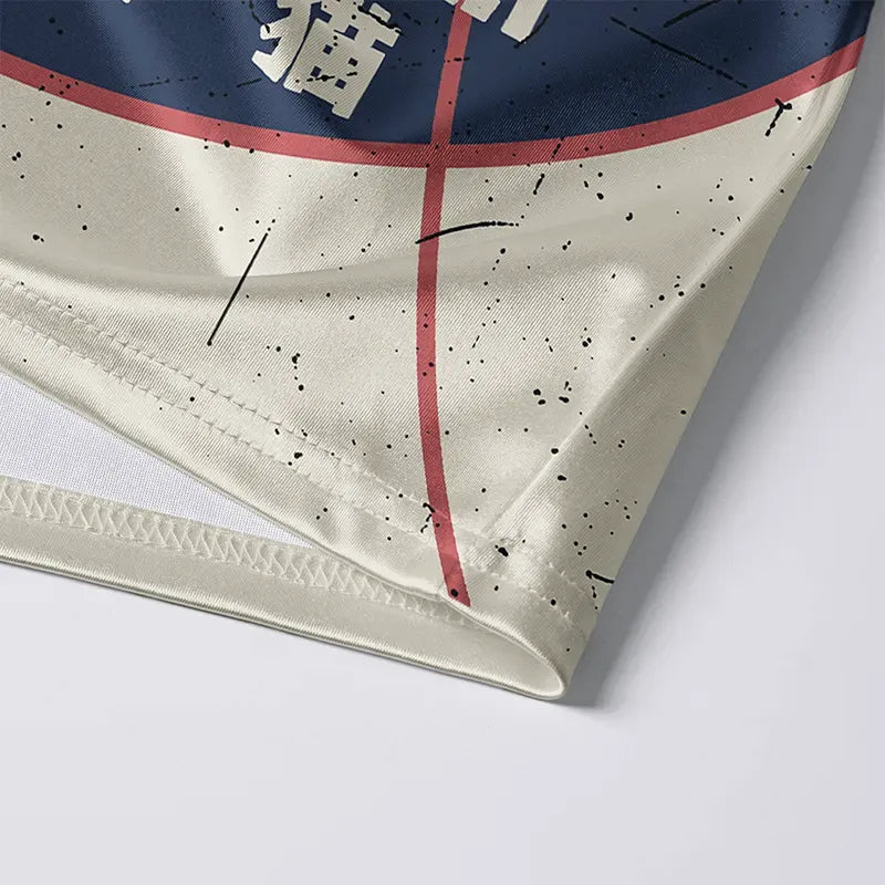 Kyoto Lion Glossy Oversized Jersey for Summer