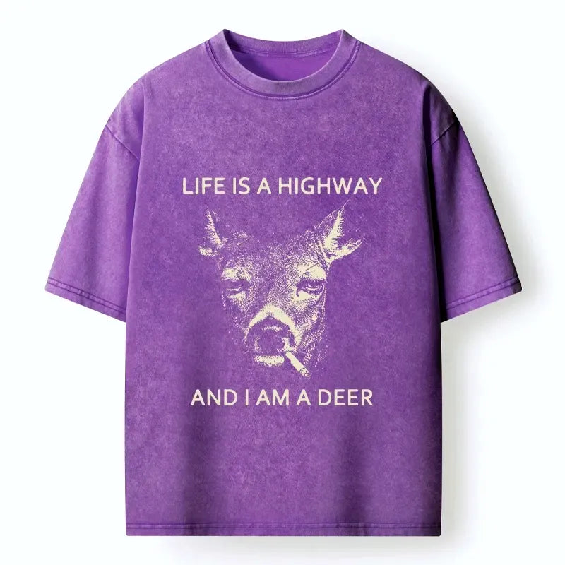 comfortable deer graphic tee best seller