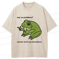 Kyoto-Lion Stupid Frog Meme Washed T-Shirt