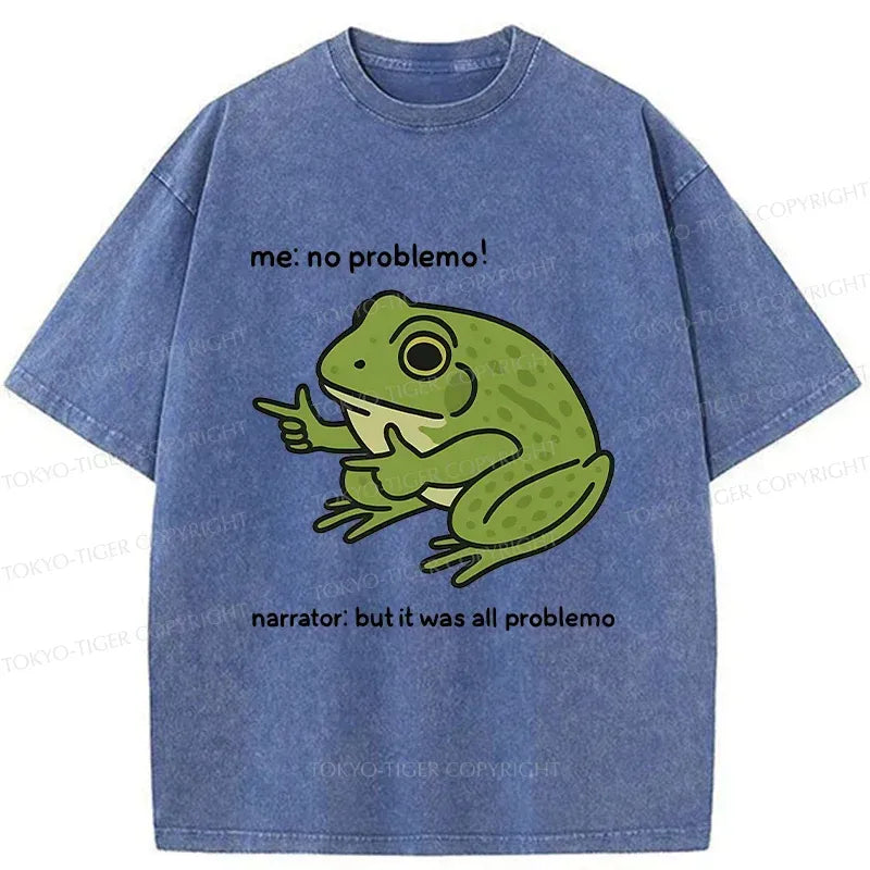 Japanese frog meme t-shirt for streetwear