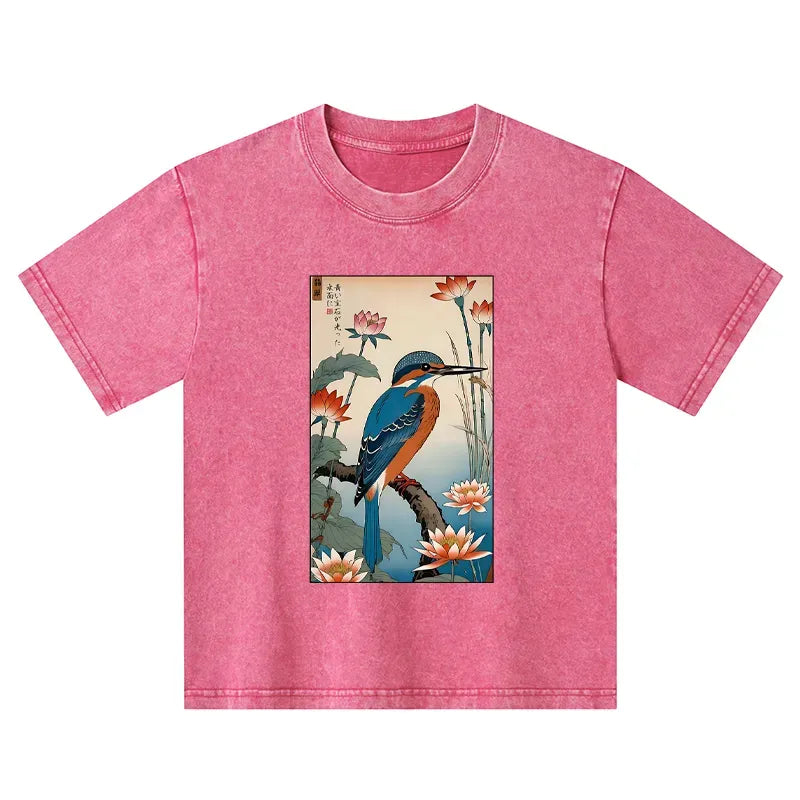 Ukiyo-e Kids T-Shirt for Daily Wear
