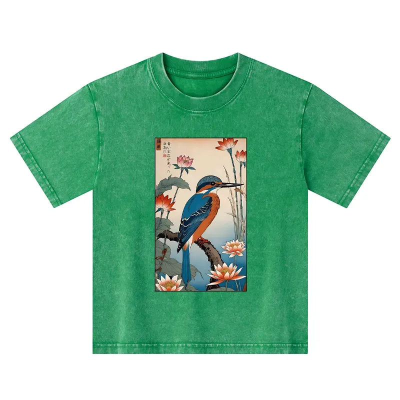 Ukiyo-e Kids T-Shirt for Daily Wear