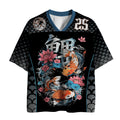 Trending Koi Fortune Mesh Jersey for Daily Wear