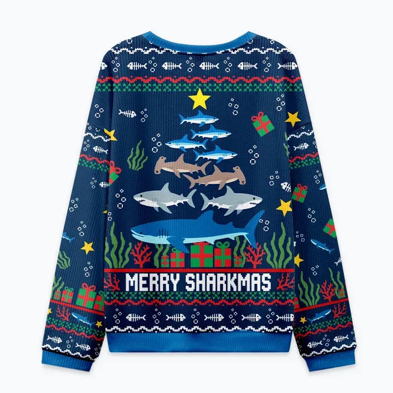 kyoto lion shark christmas sweatshirt gift idea