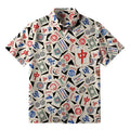 Vintage Ukiyo-e Button Up Shirt for Vacation