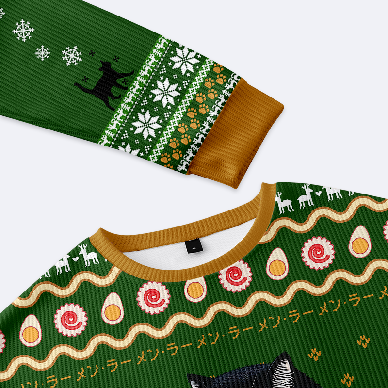 All I Want for Christmas is Ramen Cat Sweatshirt