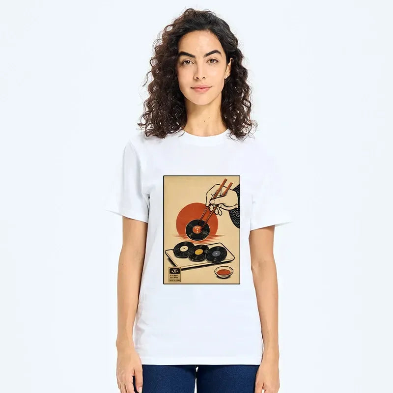 Japanese Sushi Art T-Shirt On Sale