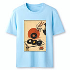Kyoto-Lion Chopsticks And Vinyl Sushi Art Classic T-Shirt