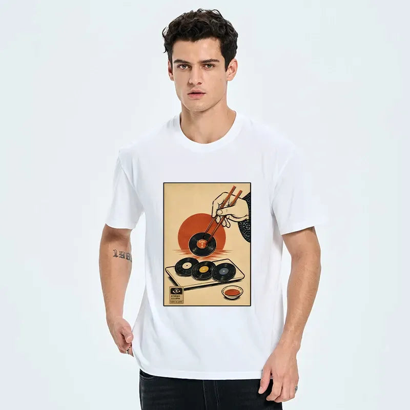 Japanese Sushi Art T-Shirt On Sale