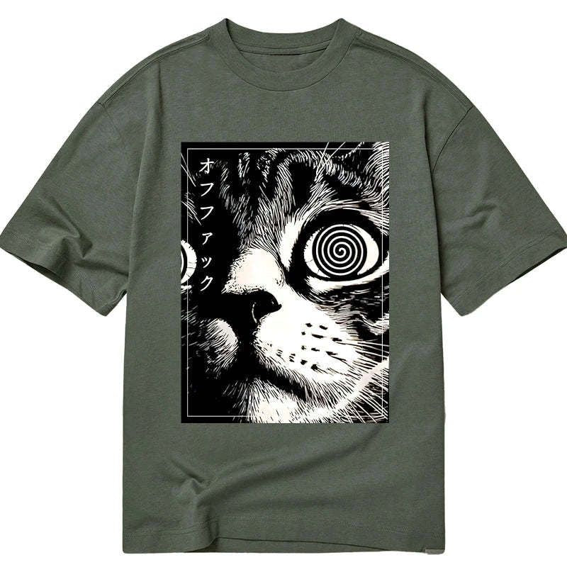 Kyoto-Lion Scary Cat Japan Classic T-Shirt