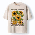 Kyoto-Lion Golden Blooms Washed T-Shirt