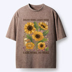 Kyoto-Lion Golden Blooms Washed T-Shirt