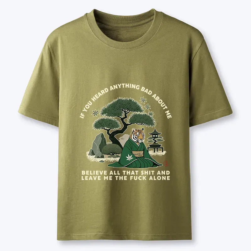 japanese zen tiger t-shirt gift for him