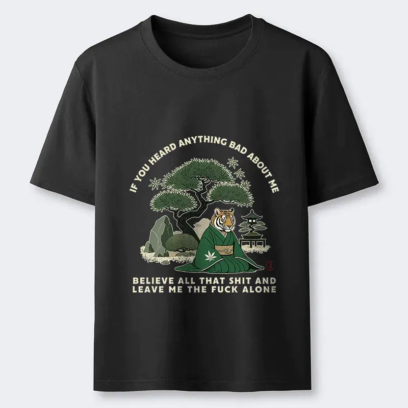 japanese zen tiger t-shirt gift for him