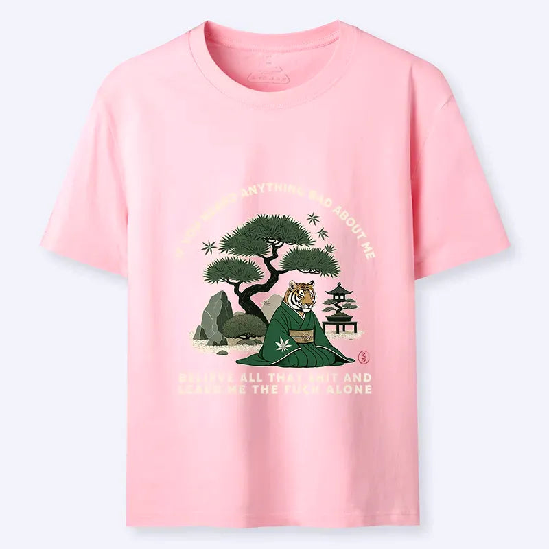 japanese zen tiger t-shirt gift for him