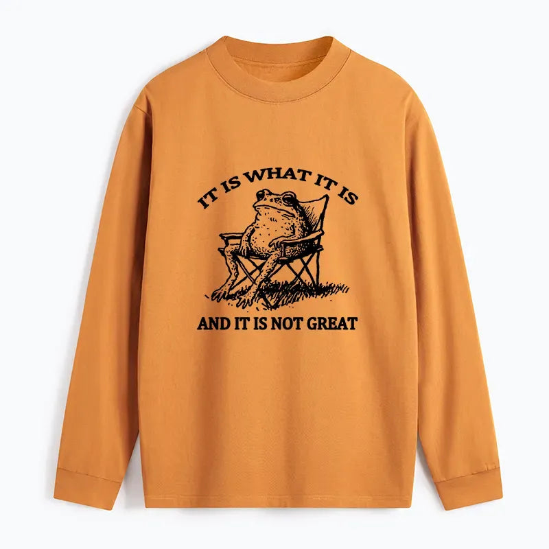 Kyoto-Lion Funny Frog Unisex Long Sleeve